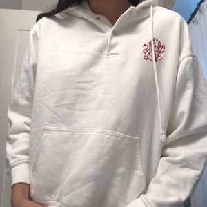 SOLD! RARE brandy melville button up devil hoodie!